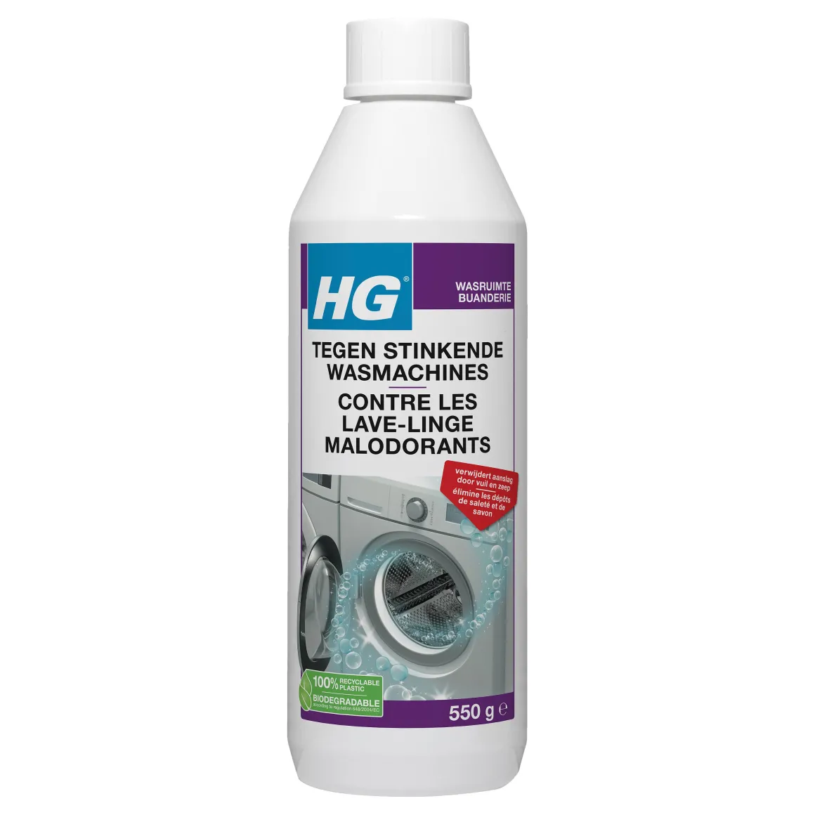 Hg Reiniger Tegen Stinkende Wasmachine 550Gr