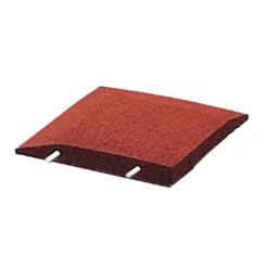 Hoekstuk Rubber Rand Opsluitband L-Vormig - 40X40 Cm - Rood