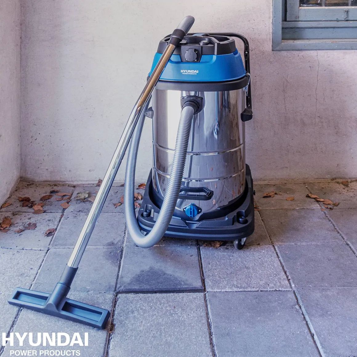 Hyundai Nat/Droogzuiger 2000W Met Stopcontact 100L
