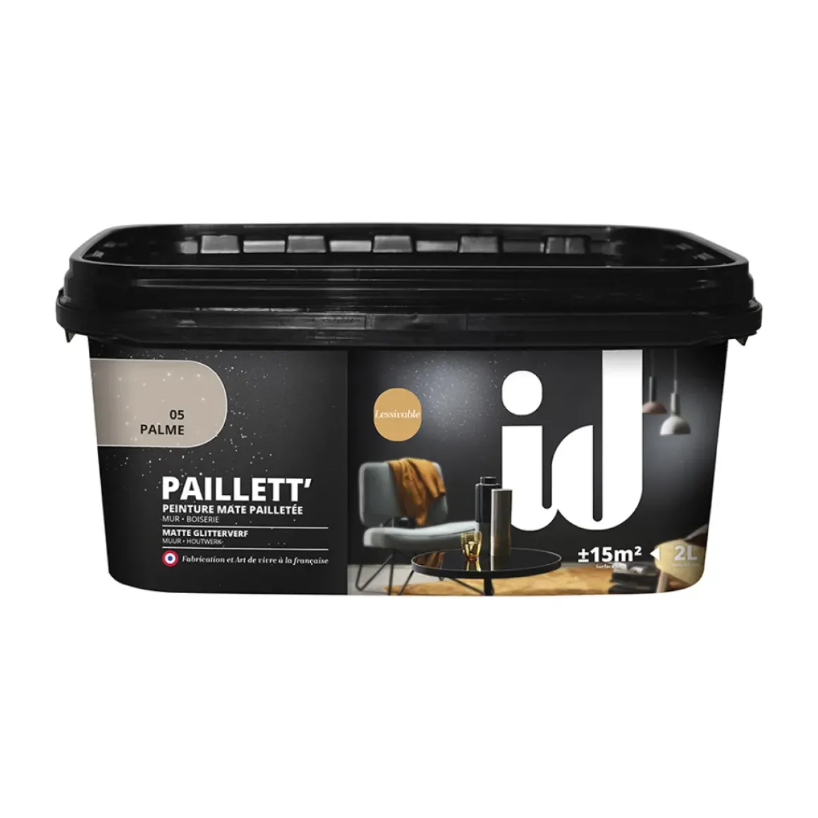 Id Glitterverf Paillett' Palme 2L