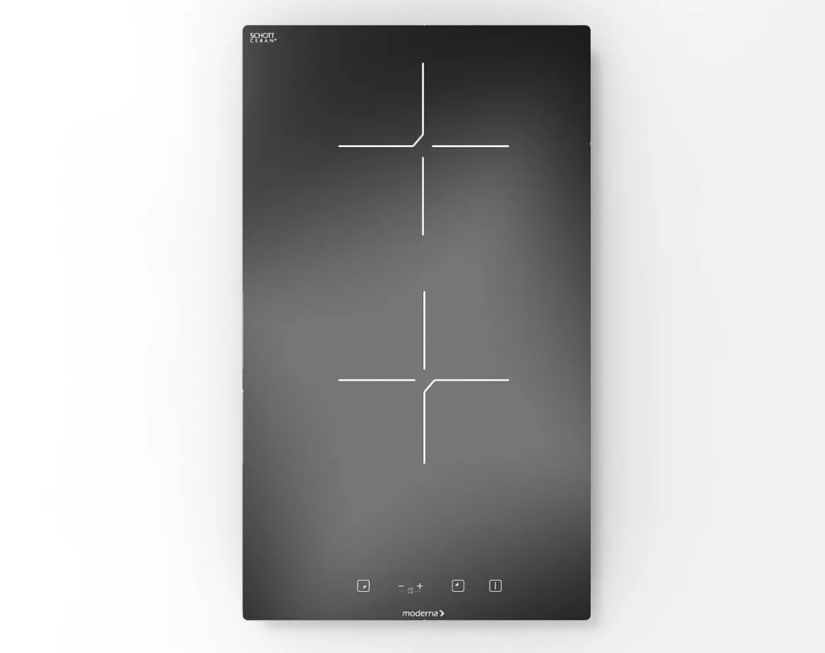 Inductiekookplaat Moderna 140Mm 1200W + 180Mm 1800W
