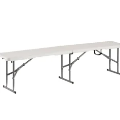 Inklapbare Bank - Kunststof - 183X28X43 Cm - Campingbank