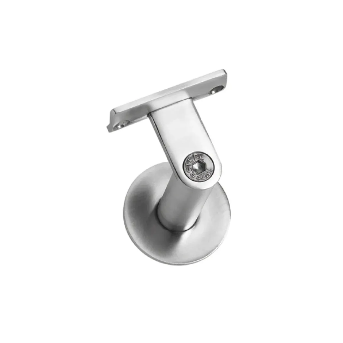 Intersteel Leuninghouder Zwaar Met Hol Zadel Rvs Geborsteld