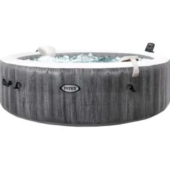 Intex Bubbelbad Purespa Bubble Greywood 4 Personen O196X71Cm