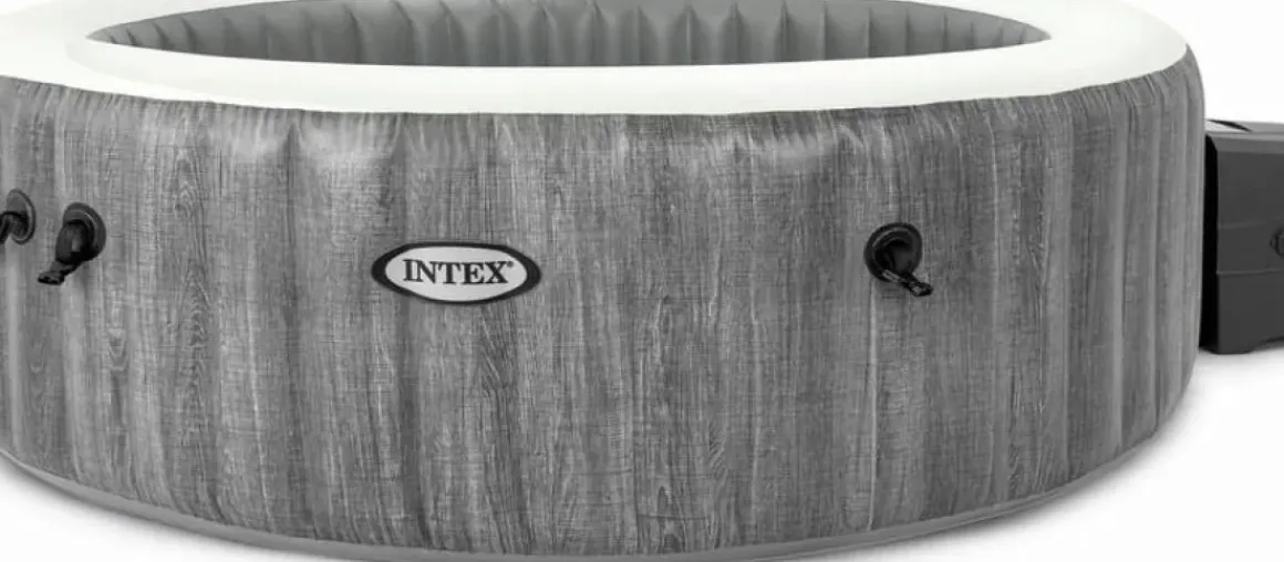 Intex Bubblebad Purespa Bubble Baltik 6Personen Grijs O216X71Cm