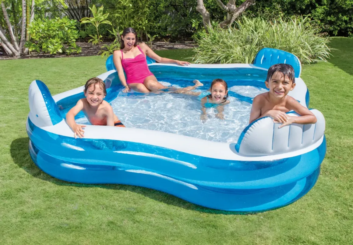 Intex Opblaasbaar Zwembad Family 229X229X46Cm
