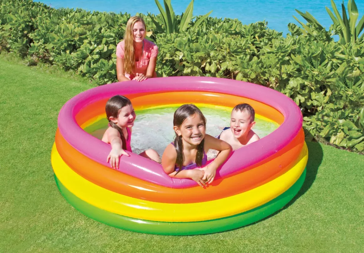 Intex Opblaasbaar Zwembad Sunset Glow Meerkleurig O168X46Cm