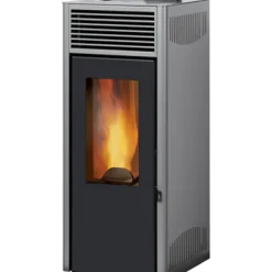 Invicta Pelletkachel Nola 10 Grey 10Kw