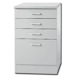 Jaka Ondrekast Keuken 'Klassik50' Wit 4 Lades 50 Cm