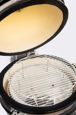 Keramisch Barbecue Alleskunner 18 Inch Zwart + Trolley