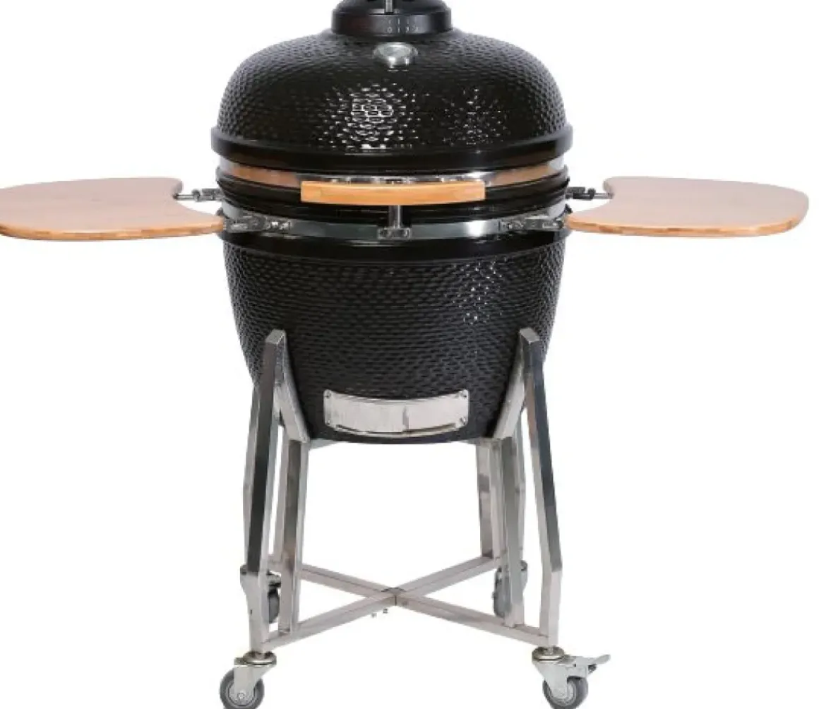 Keramisch Barbecue Big Kamado 24 Inch Zwart