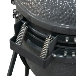 Keramisch Barbecue Kamado Zwart 63X53X101Cm