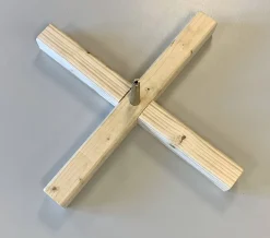 Kerstboom Kruis Steun Hout 59Cm