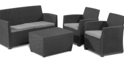 Keter Balkon Loungeset Mia + Opbergbox 4-Delig