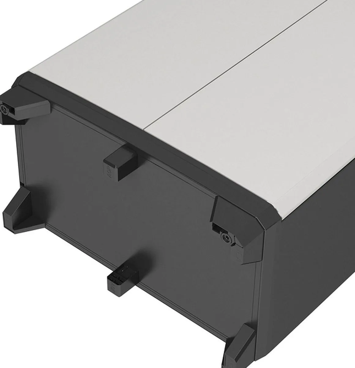 Keter Gear Hoge Opbergkast 39X68X182Cm Zwart/Grijs