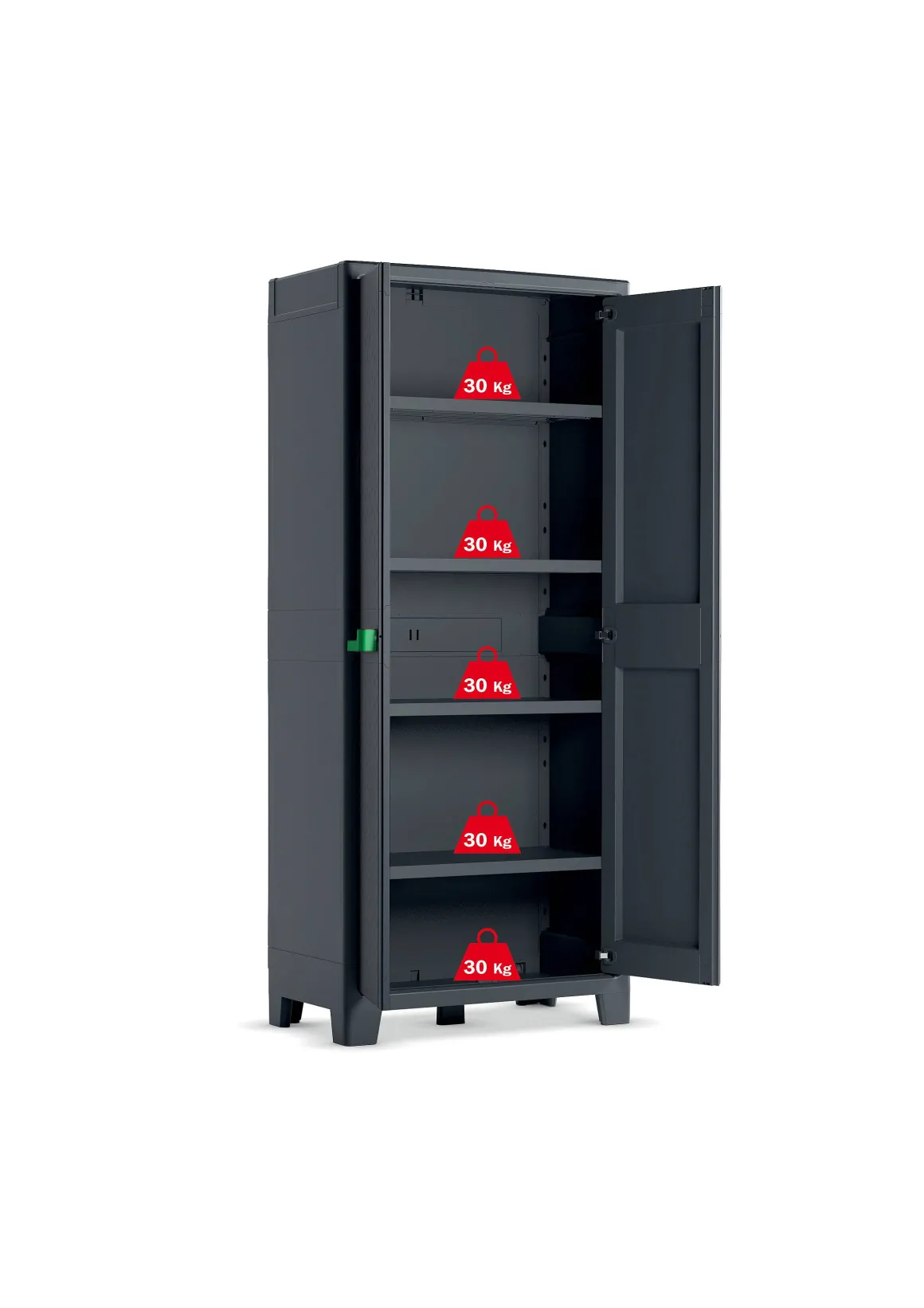 Keter Hoge Kast Moby Antraciet