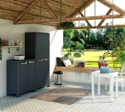 Keter Lage Kast Moby Antraciet