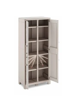 Keter Multispace Kast Guilliver 80X182Cm Zand/Beige