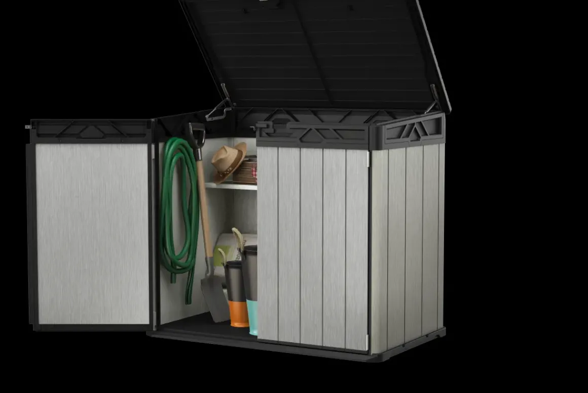 Keter Opbergkast Elite Store Antraciet 123,5X82Cm
