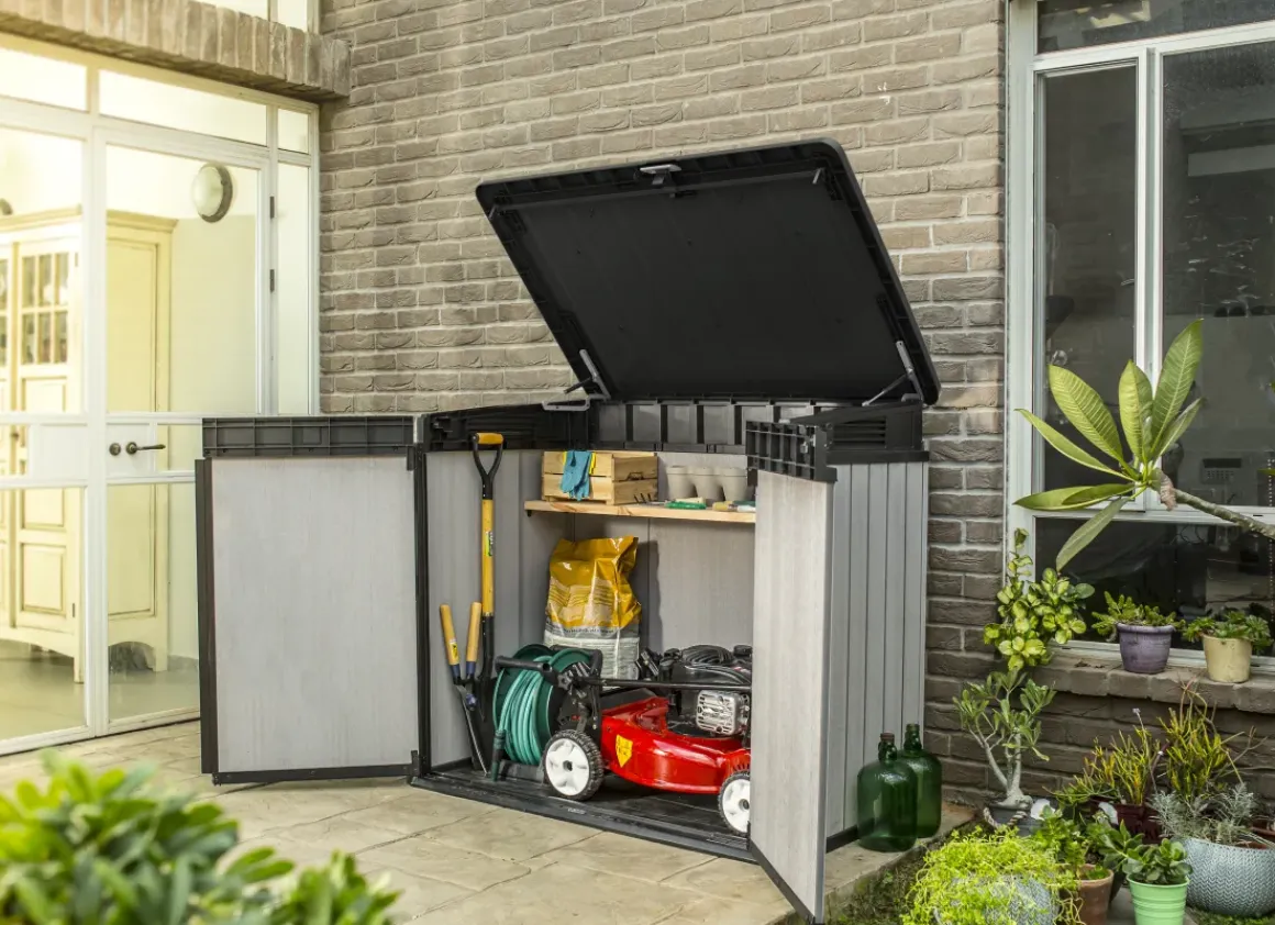 Keter Opbergkast Elite Store Antraciet 123,5X82Cm