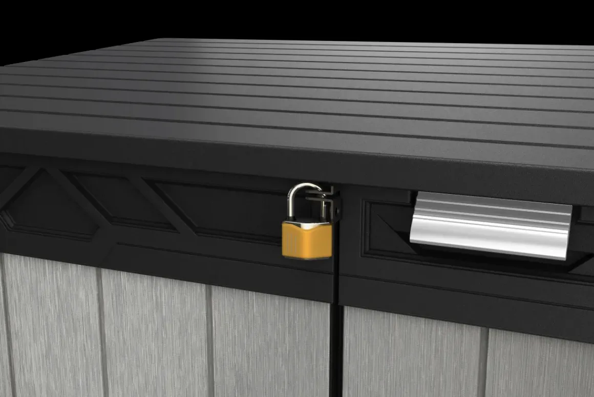 Keter Opbergkast Elite-Store Pro Grijs 123,5X141X82Cm