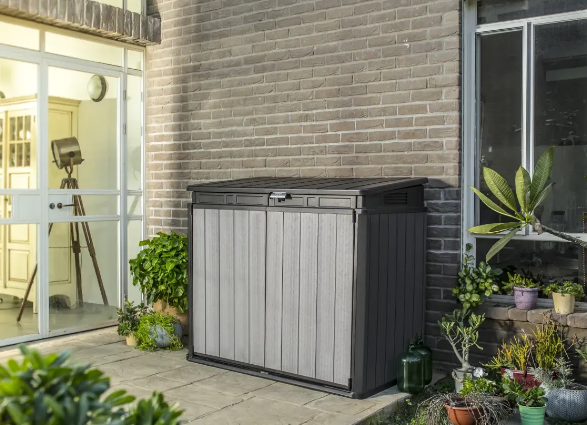 Keter Opbergkast Elite-Store Pro Grijs 123,5X141X82Cm