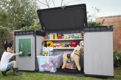 Keter Opbergkast Elite-Store Pro Grijs 123,5X141X82Cm