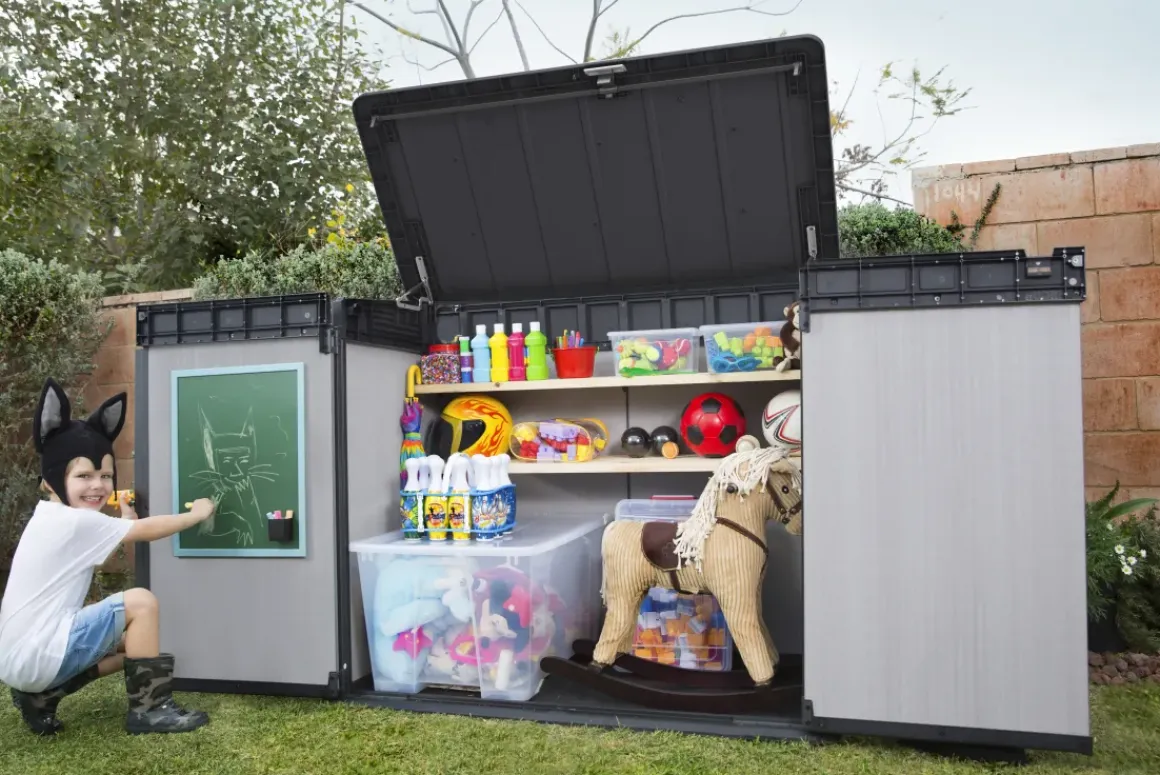 Keter Opbergkast Elite-Store Pro Grijs 123,5X141X82Cm