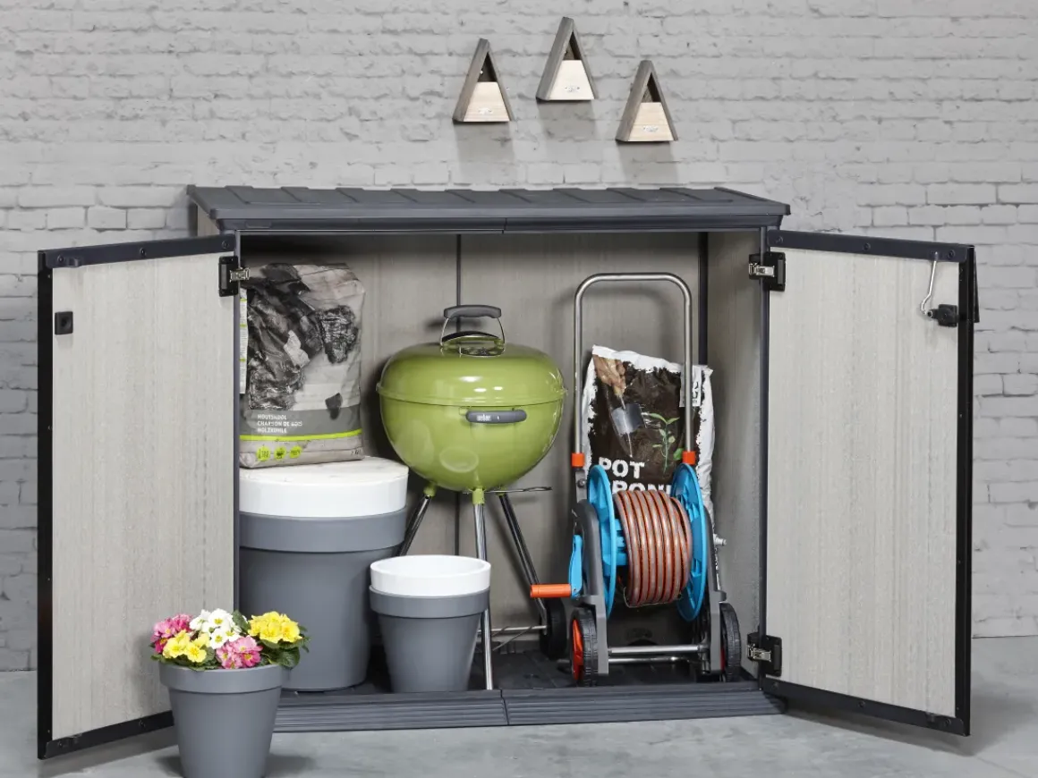 Keter Opbergkast Patio Store Grijs 139,5X120Cm