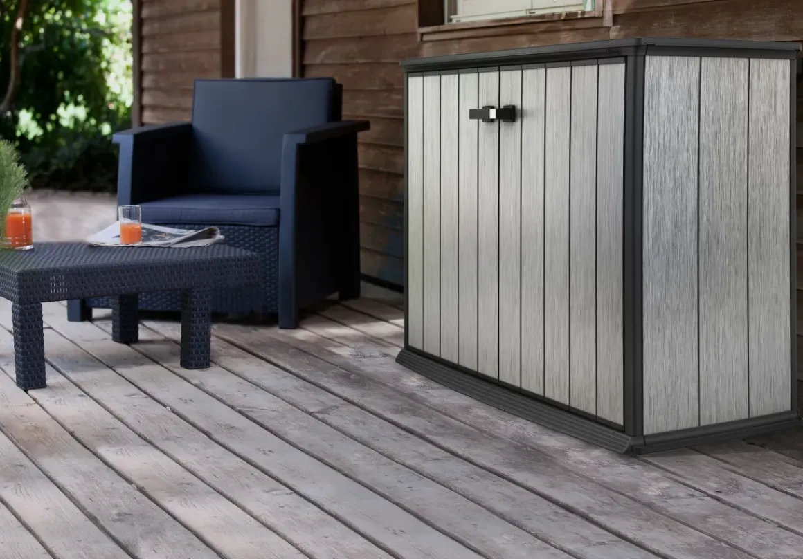 Keter Opbergkast Patio Store Grijs 139,5X120Cm