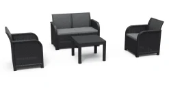 Keter Rosalie Lounge Set Grafiet 113X74X65Cm