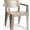 Keter Tuinstoel Julie Cappuccino 61,5X58,5X79Cm