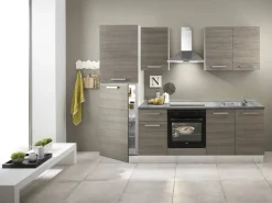 Keukenblok Guilia 250Cm Bruin