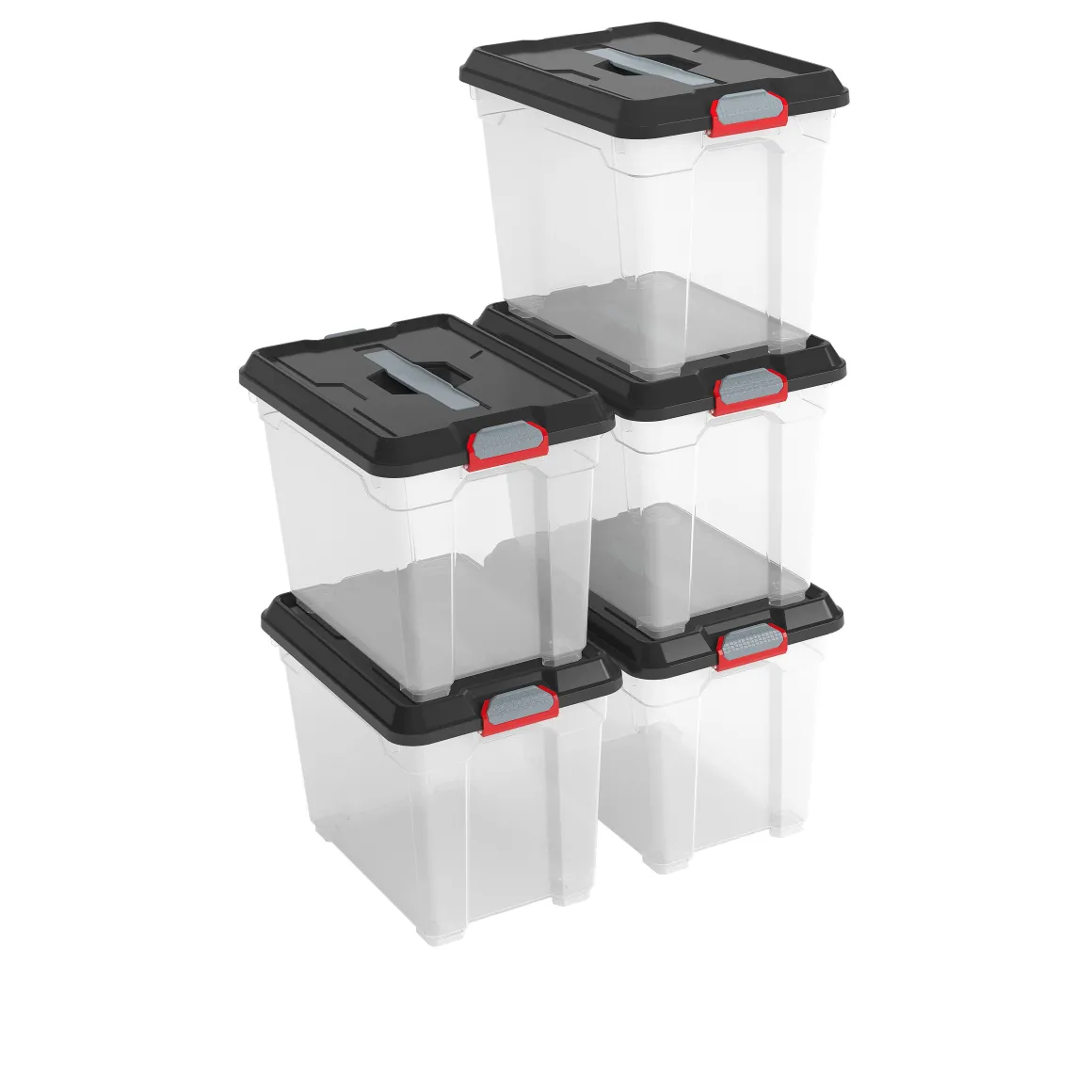 Kis Moover Box S Transparant Zwart 18L