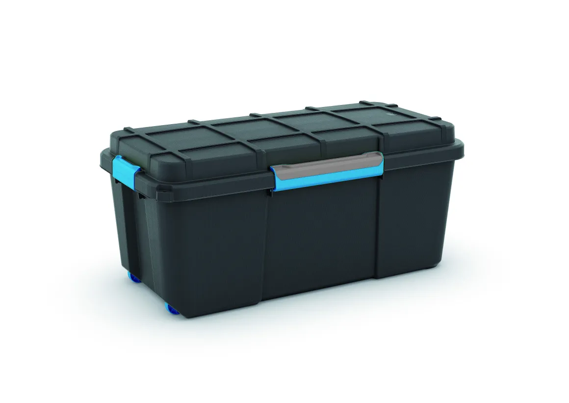 Kis Scuba Box L Zwart Blauw 80L