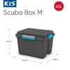 Kis Scuba Opbergbox M - 45L Zwart/Blauwe