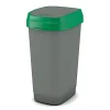 Kis Vuilsnisbak 'Dual Swing Eco' Groen En Grijs 50 L