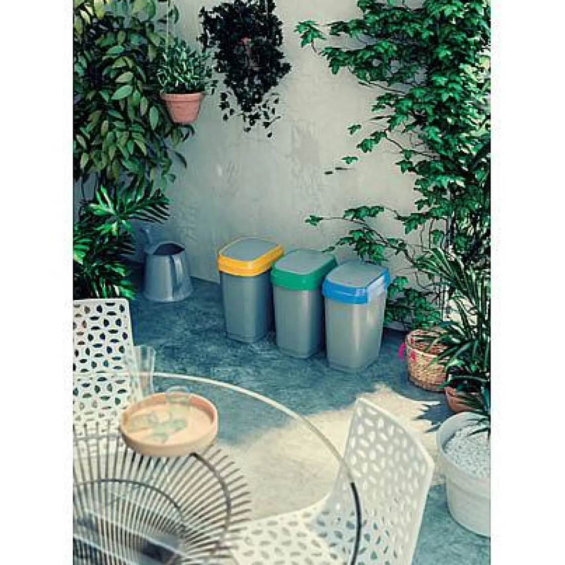 Kis Vuilsnisbak 'Dual Swing Eco' Groen En Grijs 50 L