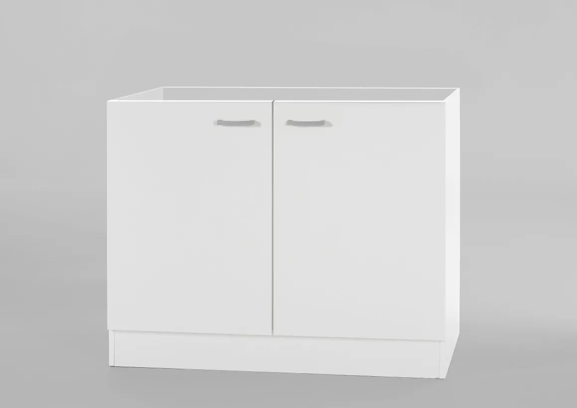 Klassik60 Spoeltafelkast 2 Deuren 82X100X60 Cm Excl Wastafel