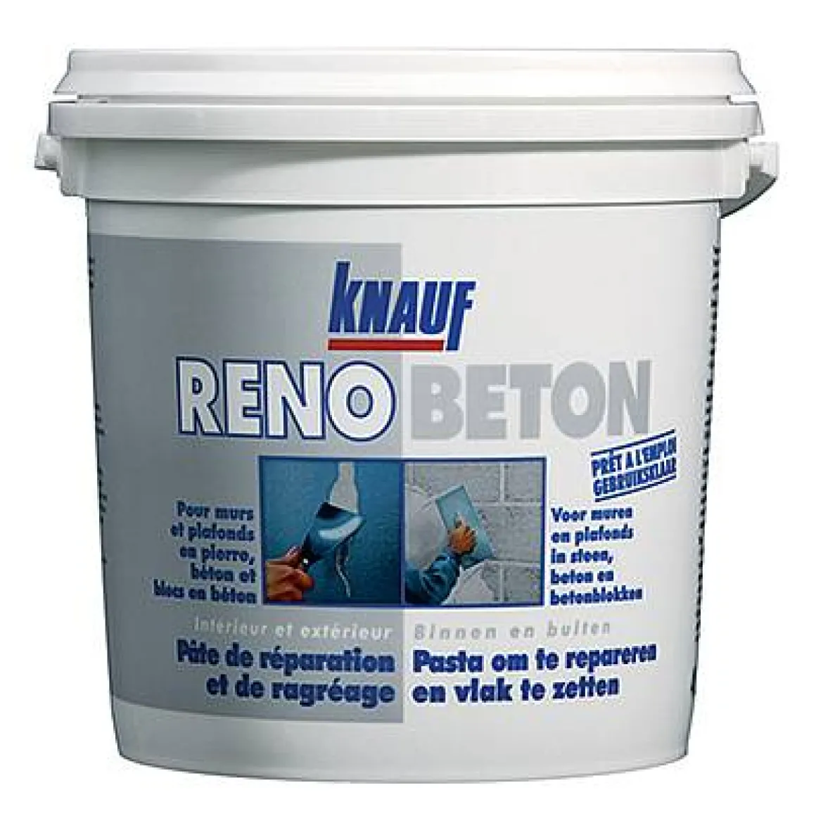 Knauf Pasta Om Te Repareren En Vlak Te Zetten 'Renobeton' 1 L