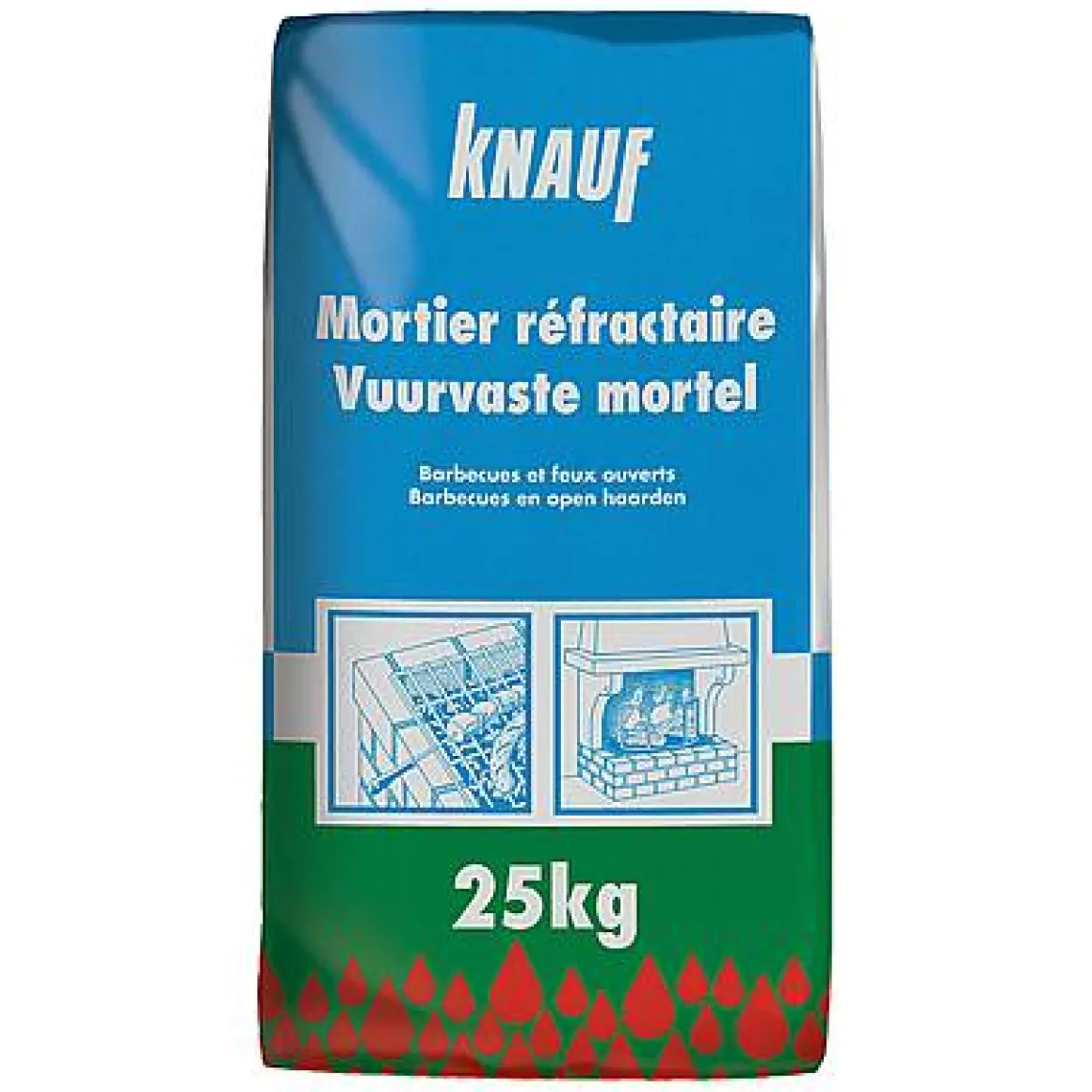 Knauf Vuurvaste Mortel 5 Kg