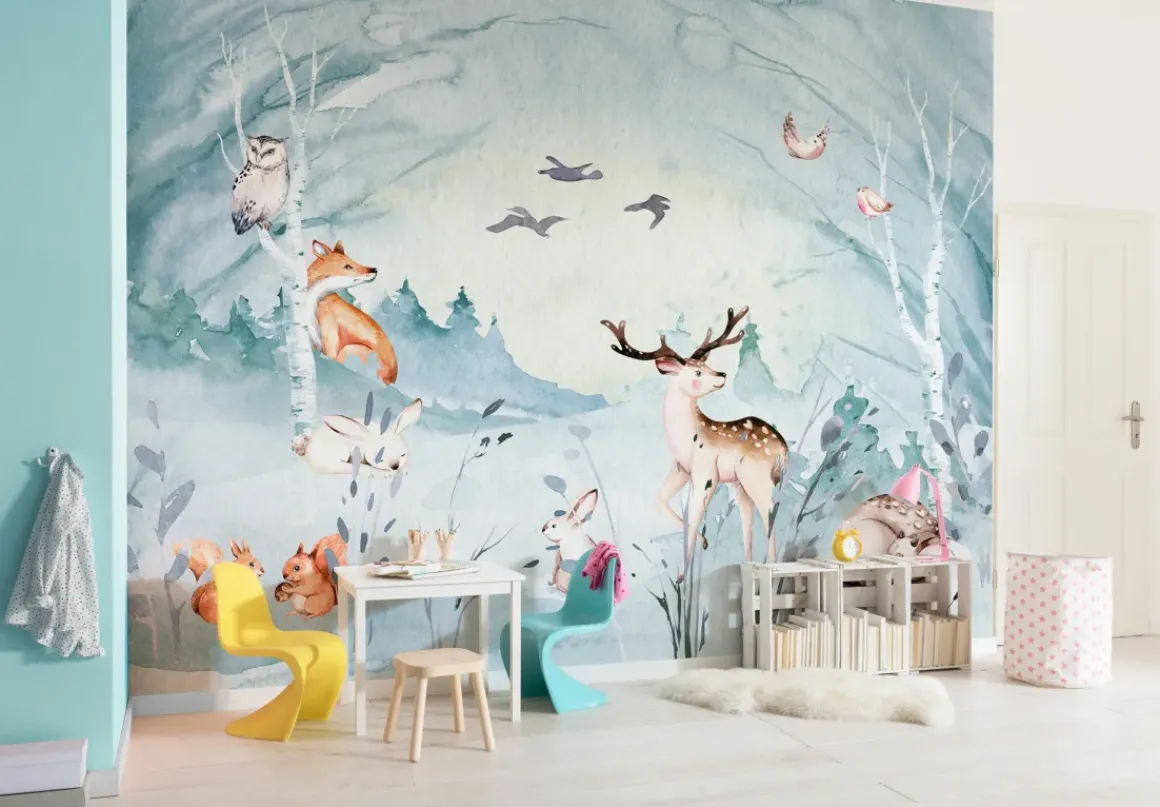 Komar Fotobehang Animal Sleepover