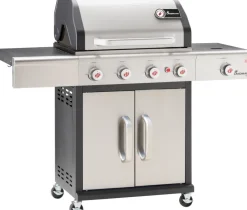 Landmann Gasbarbecue Triton Maxx Pts 4.1 Zilver 15,5Kw 142X120X56,5Cm