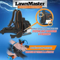 Lawnmaster - 31Cc Rugzak Thermische Blazer Met Elektrische Start