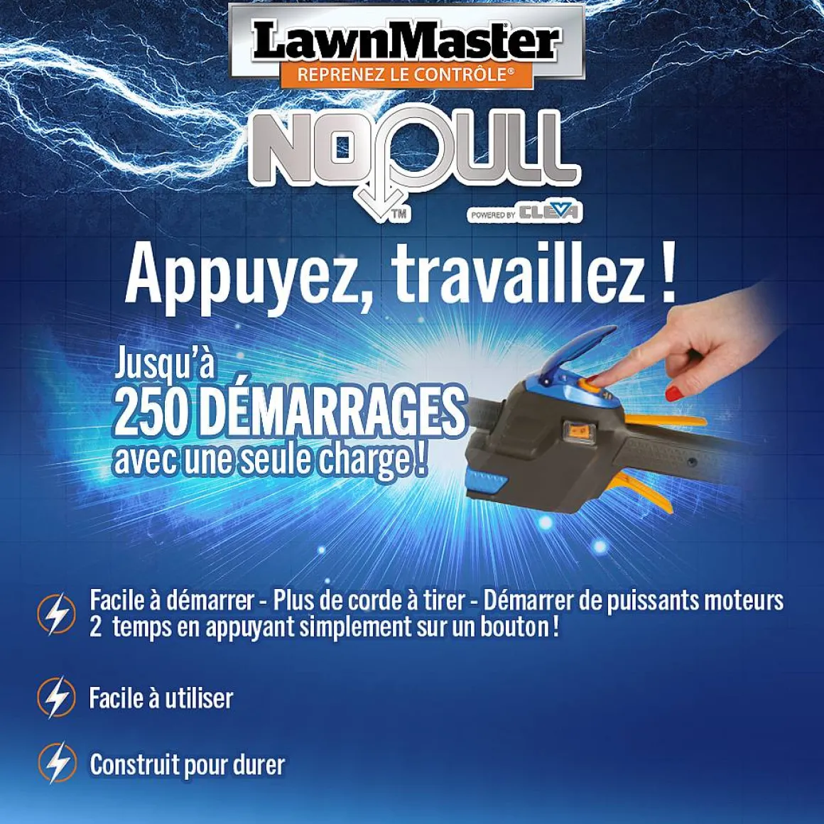 Lawnmaster -26Cc Thermische Blazer Met Elektrische Start, 325Km/H