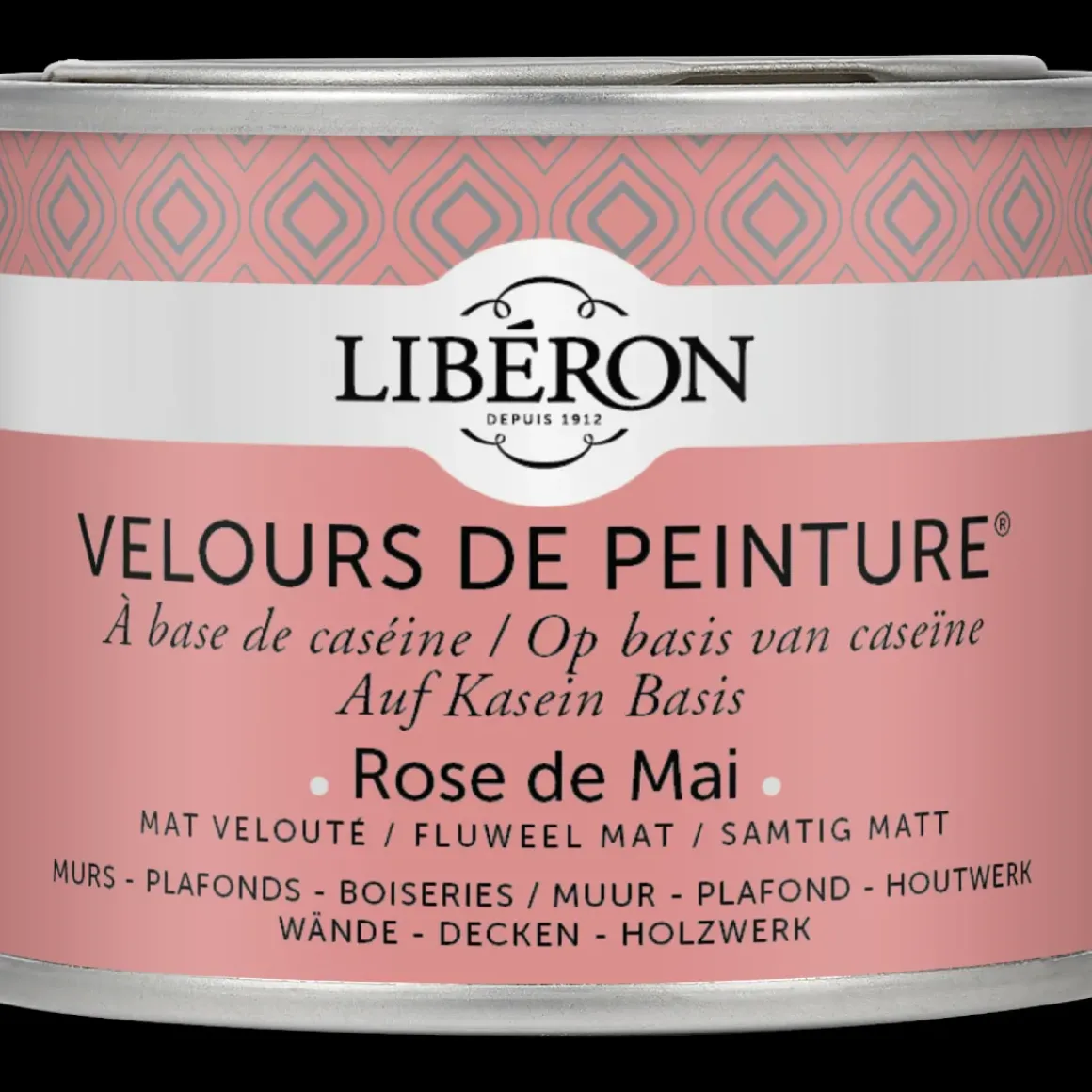 Liberon Muurverf Velours De Peinture Rose De Mai Fluweel Mat 125Ml