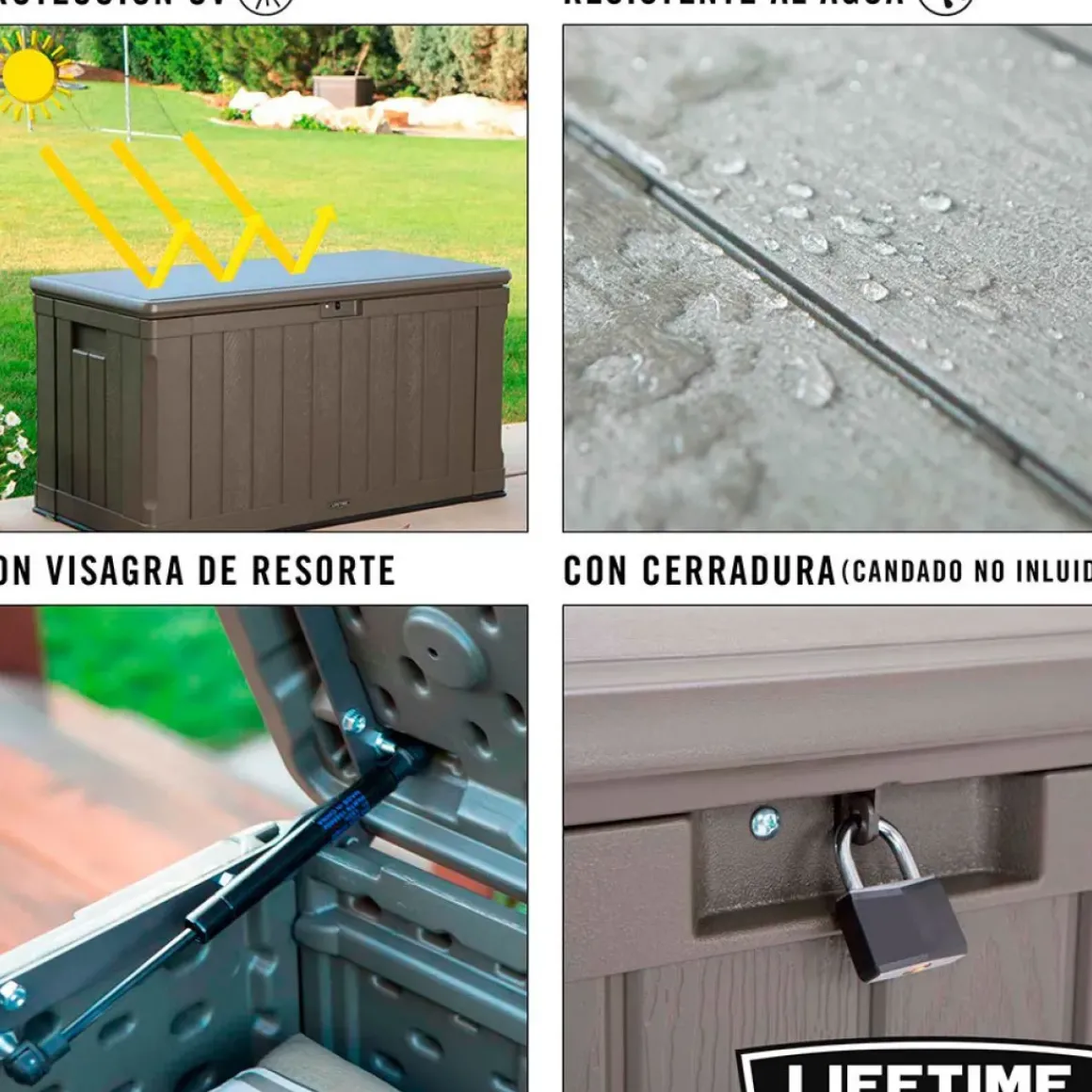Lifetime Kussenbox 439L 127,9X67,2X64Cm