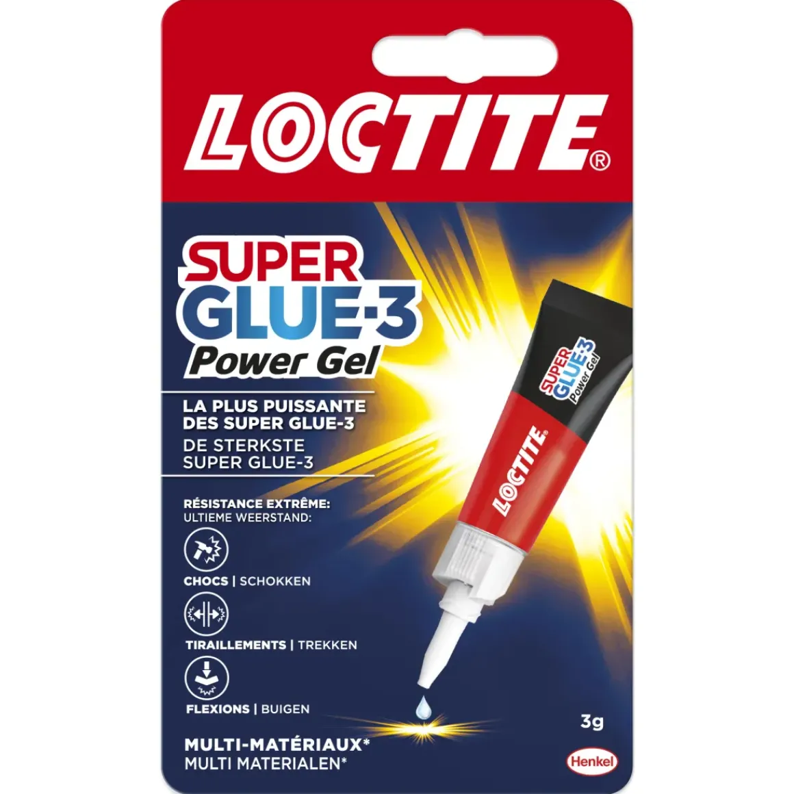 Loctite Secondelijm Power Flex Super Glue-3 3Gr