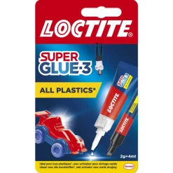 Loctite Secondelijm Super Glue-3 All Plastics 2Gr+4Ml