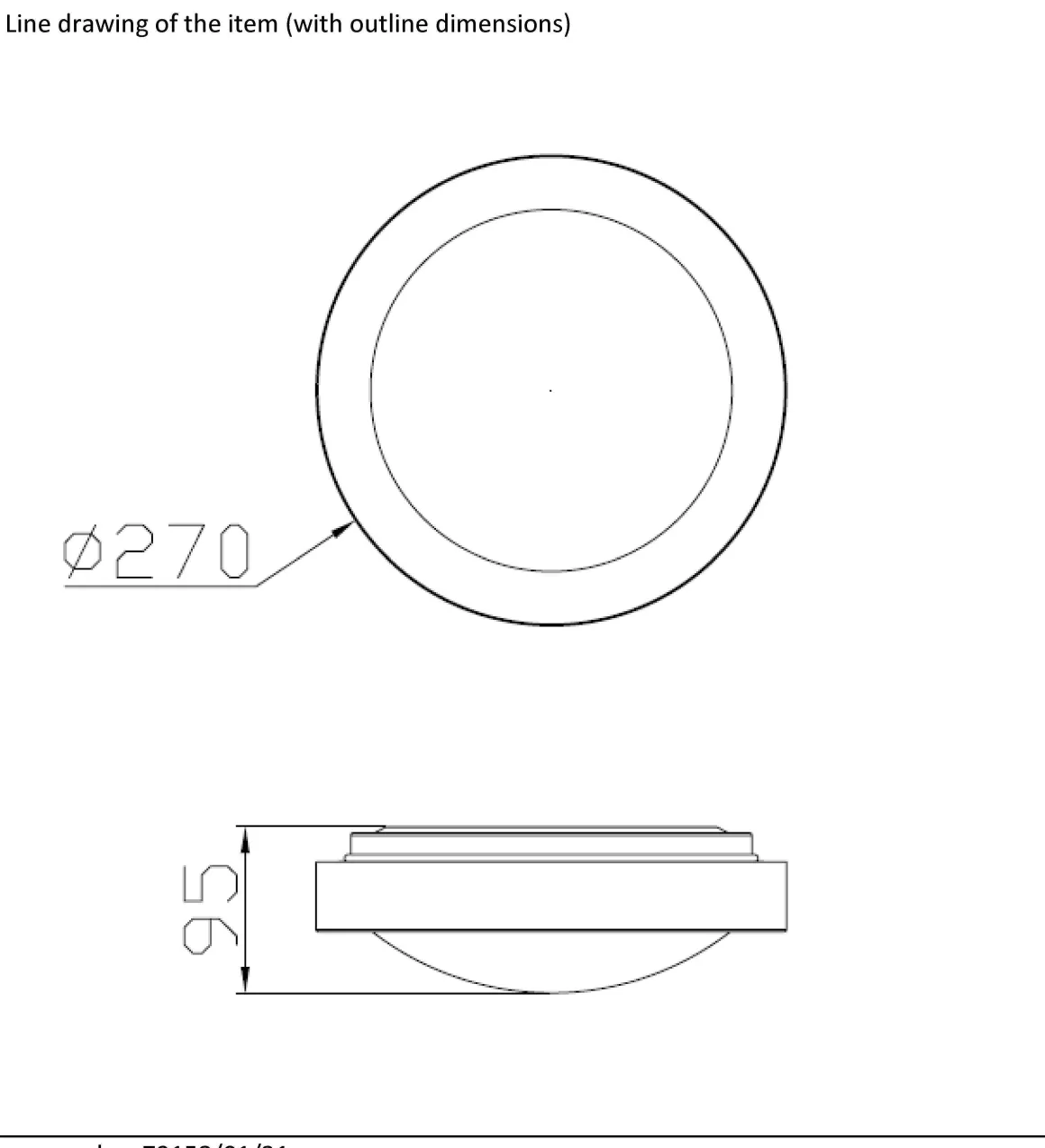 Lucide Plafondlamp Fresh Wit 27Cm E27